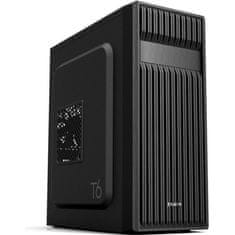 VERVELEY ZALMAN T6 Black, Skříň bez zdroje, Medium tower, formát ATX