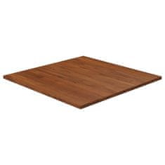 Greatstore Čtvercová stolní deska tmavě hnědá 60x60x1,5 cm ošetřený dub