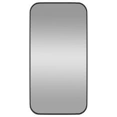 Vidaxl Nástěnné zrcadlo černé 30 x 60 cm obdélníkové