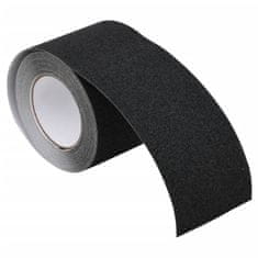 Greatstore Protiskluzová páska černá 0,1 x 10 m PVC