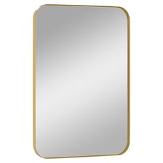 Vidaxl Nástěnné zrcadlo zlaté 40 x 60 cm obdélníkové