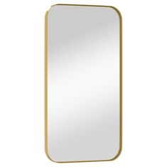 Vidaxl Nástěnné zrcadlo zlaté 30 x 60 cm obdélníkové