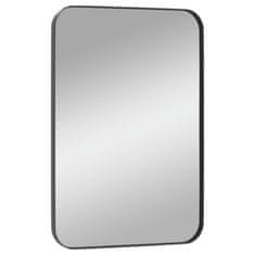 Vidaxl Nástěnné zrcadlo černé 40x60 cm obdélníkové