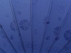 Kraftika 1ks 5 modrošedá tm. dámský deštník kouzelný s květy