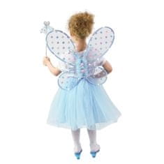 Rappa Dětský kostým tutu sukně víla Modřenka se svítícími křídly e-obal