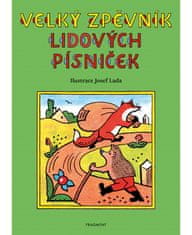 Fragment Velký zpěvník lidových písniček – Josef Lada