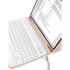 Tech-protect SC Pen pouzdro s klávesnicí na iPad 10.9'' 2022, růžové