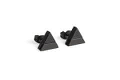BeWooden Dámské náušnice Nox Earrings Triangle černá One size