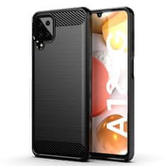 FORCELL Obal / kryt na Samsung Galaxy A12 černé - Carbon Case