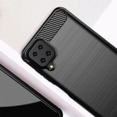 FORCELL Obal / kryt na Samsung Galaxy A12 černé - Carbon Case