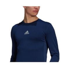 Adidas Tričko na trenínk tmavomodré S Techfit Compression