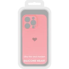 Vennus Kryt Vennus Heart Silicone pro Apple iPhone 12 Pro , design 1 , barva růžová