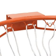 Vidaxl Basketbalová obroučka oranžová 39 cm ocel