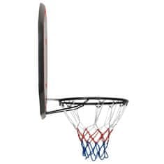 Greatstore Basketbalový koš černý 109 x 71 x 3 cm polyethylen