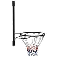 Vidaxl Basketbalový koš s průhlednou deskou 106x69x3 cm polykarbonát