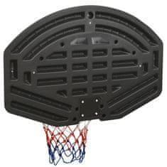 Vidaxl Basketbalový koš černý 90x60x2 cm polyethylen