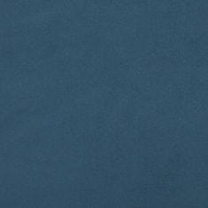 Greatstore Taštičková matrace tmavě modrá 90 x 200 x 20 cm samet