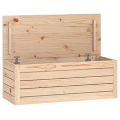 Greatstore Úložný box 59,5x36,5x33 cm masivní borové dřevo