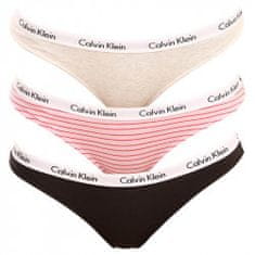 Calvin Klein Kalhotky 3pcs QD3588E - W5A - Vícebarevná - Calvin Klein L Mix barev