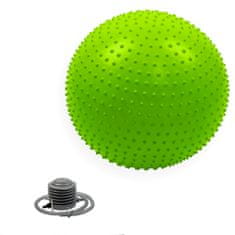 Sportvida Gymnastický míč s výstupky fitness joga gym ball 65cm