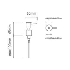 NIMCO Náhradní pumpička NIMCO 1028BO-26