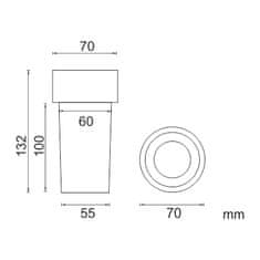 BPS-koupelny Sklenka na kartáčky - 1058W