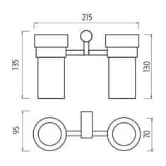 NIMCO Držák na kartáčky NIMCO BORMO BR 11058DW-26