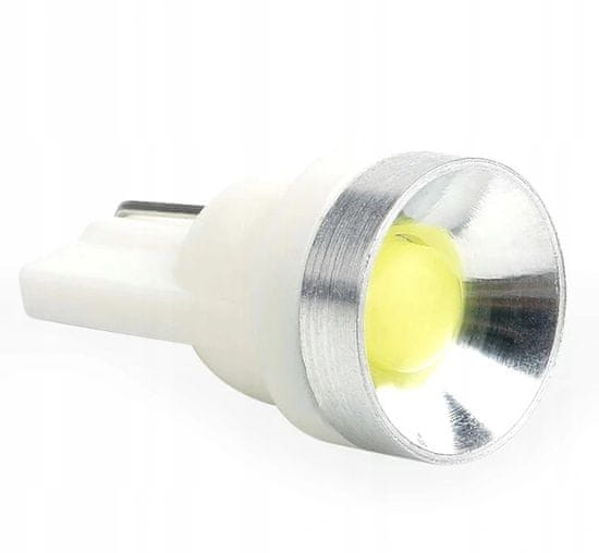 Rabel LED autožárovka T10 W5W 1 led COB High Power bílá