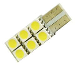 Rabel LED autožárovka T10 W5W Canbus 6 smd 5050 boční, bílá