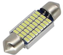 Rabel LED autožárovka 36 mm Canbus 27 smd 3014 C5W C10W C15W SV8,5 bílá + stabilizátor