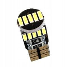 Rabel LED autožárovka T10 W5W 15 led 4014 5 smd Top canbus stabilizátor