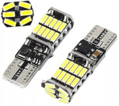 Rabel LED autožárovka T10 W5W Canbus 26 smd 4014 bílá + stabilizátor