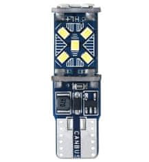 Rabel LED autožárovka T10 W5W 15 led smd 2016 5T canbus stabilizátor