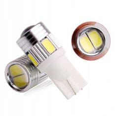 Rabel LED autožárovka T10 W5W 6 smd 5630 bílá