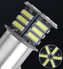 Rabel LED autožárovka BA15S 21 led smd 7020 P21W 1156 bílá