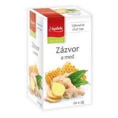 Mediate Apotheke PREMIER Zázvor a med 20x2g