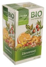 Mediate Apotheke čaj BIO Zázvor a pomeranč 20x1,5g