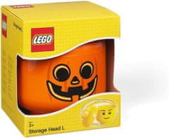 LEGO Úložný box hlava (velikost L) - dýně