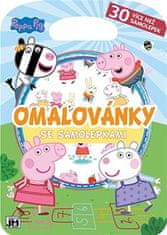 Omalovánky se samolepkami - Peppa pig