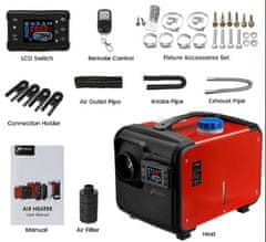 Hcalory 12V/24V 5-8KW Přenosné All In One Diesel Topení s LCD