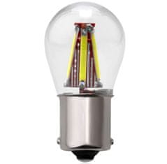 Rabel LED autožárovka BA15S 4 x COB filament P21W bílá + stabilizátor