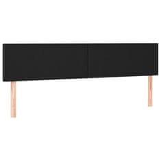 Greatstore Box spring postel s matrací černá 160x200 cm umělá kůže