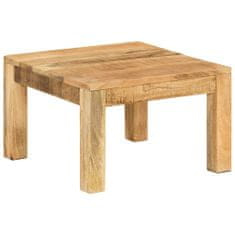 Greatstore Konferenční stolek 55 x 55 x 35 cm masivní mangovníkové dřevo