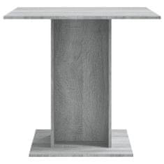 Vidaxl Jídelní stůl šedý sonoma 80 x 80 x 75 cm kompozitní dřevo