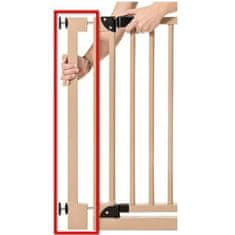 VERVELEY SAFETY 1. 7 cm prodloužení pro dřevěnou bránu Essential, dřevěné bezpečnostní zábradlí, 6 až 24 měsíců