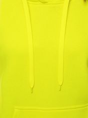 Ozonee Dámská mikina s kapucí Claro neonová žlutá XL