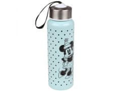 sarcia.eu Minnie Mouse Daisy Disney plastová láhev / láhev na vodu, mátová s puntíky 650ml