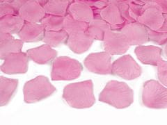 PartyDeco Vystřelovací konfety růžové lupeny růží 40cm