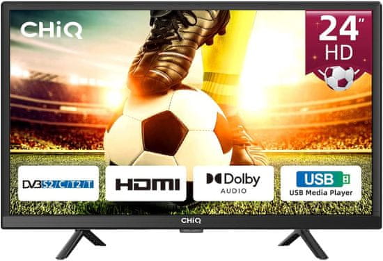 CHiQ 24" TV L24G5W Dolby Audio záruka 2+2 roky