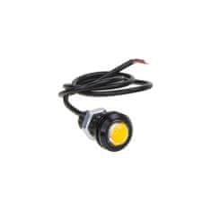 Stualarm LED světlo pro denní svícení (eagle eye) 18mm, 12V, 3W, oranžová (95drl18o)